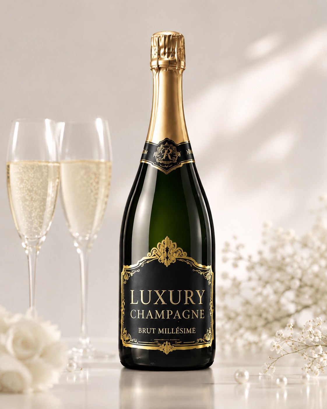 Luxury Champagne bottle